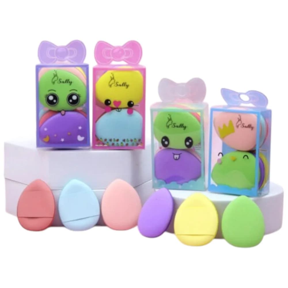 set esponja mini 4uni