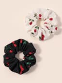 scrunchies cherry