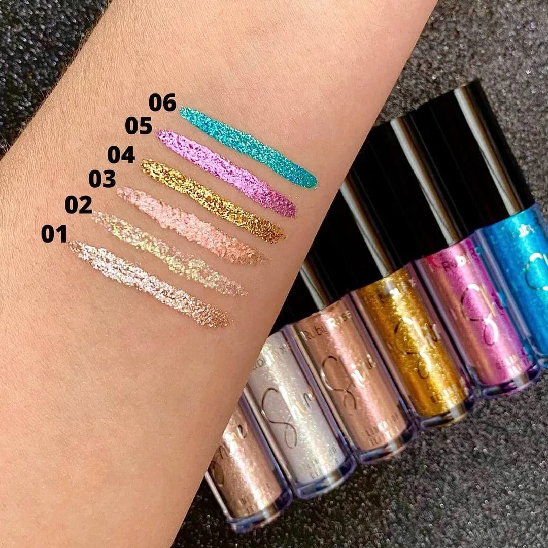 delineador glitter