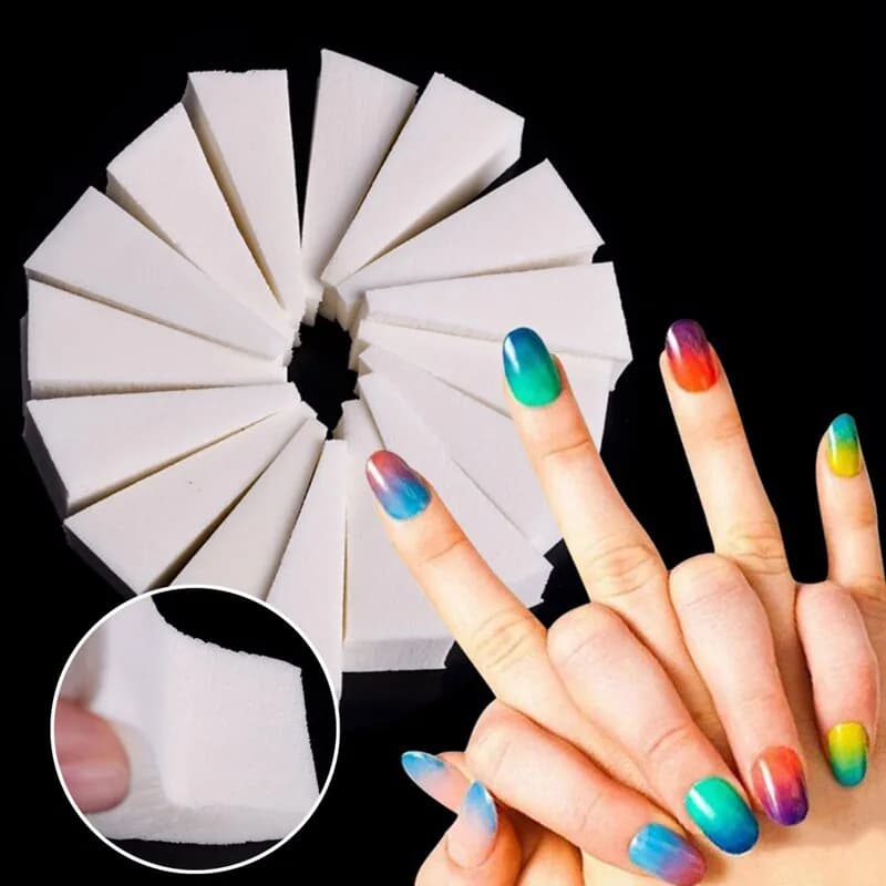 esponja arte de uñas