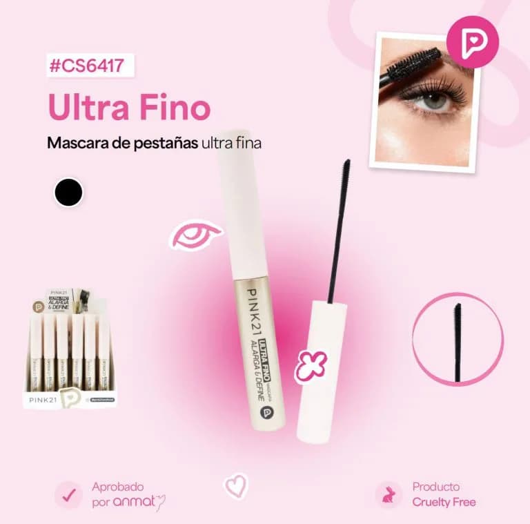 mascara ultra fino pink